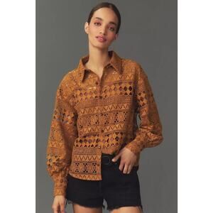 Anthropologie x La Maise Studio Kimaya Buttondown Shirt Size Medium